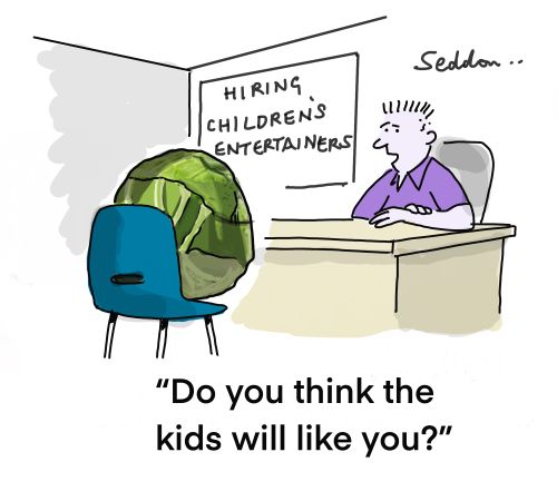 "Do you think the kids will like you?"