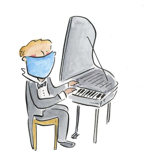 Masked Pianist