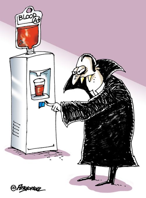 blood dispenser.