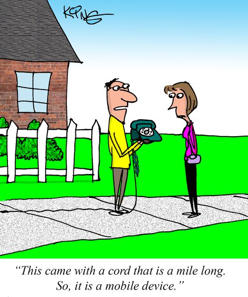 "This came with a cord that is a mile long. So, it is a mobile device."