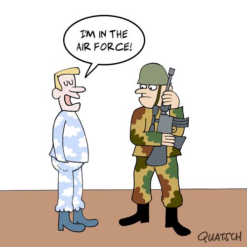 "I'm in the air force!"