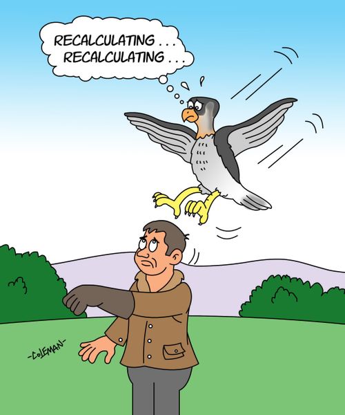 Recalculating... Recalculating... 