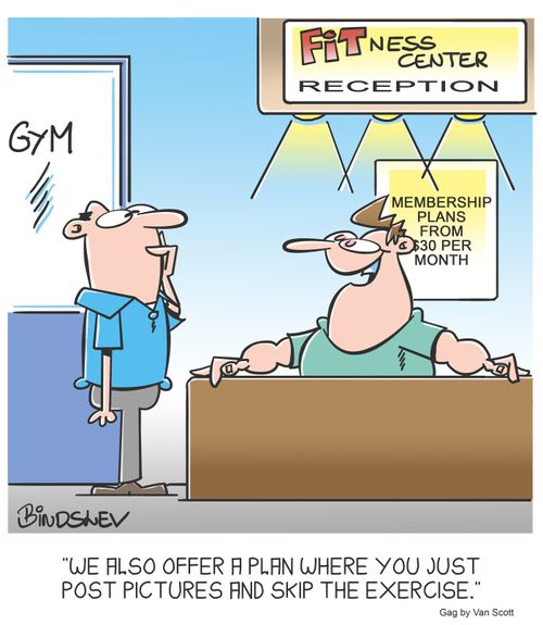"We also offer a plan where you just post pictures and skip the exercise."