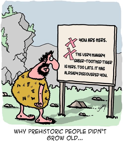 Why prehistoric people didn't grow old...