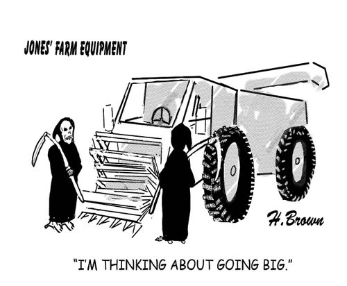 "I'm thinking about going big."