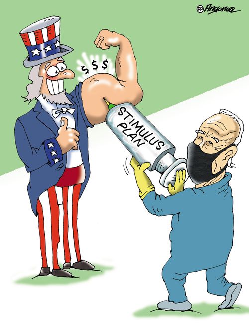 Biden's stimulus plan.