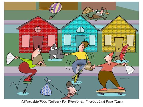 Affordable Food Delivery For Everyone... Introducing Poor Dash!