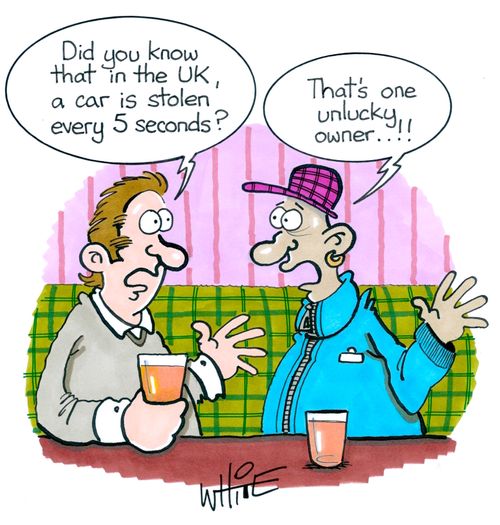 "Did you know that in the UK, a car is stolen every 5 seconds..."