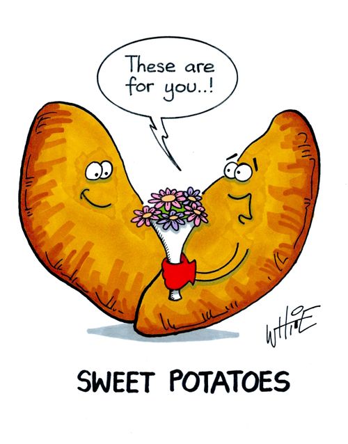 Sweet potatoes...