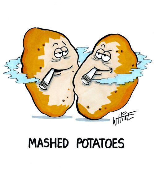 Mashed potatoes...