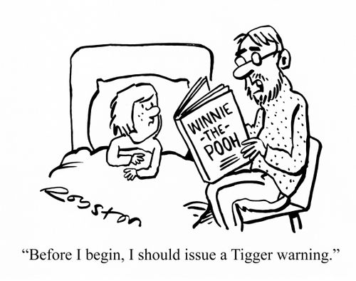 "Before I begin, I should issue a Tigger warning."