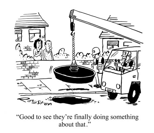 "Good to see they're finally doing something about that."