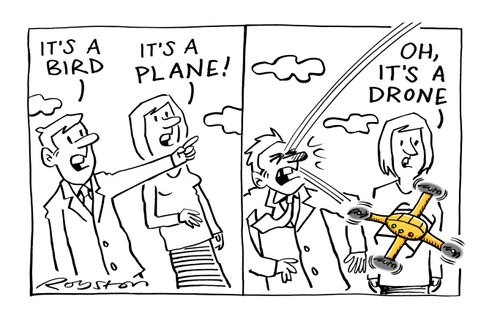 It's a bird! It's a plane! Oh, it's a drone