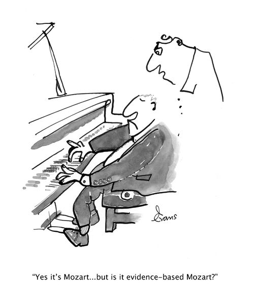 "Yes it's Mozart...but is it evidence-based Mozart?"