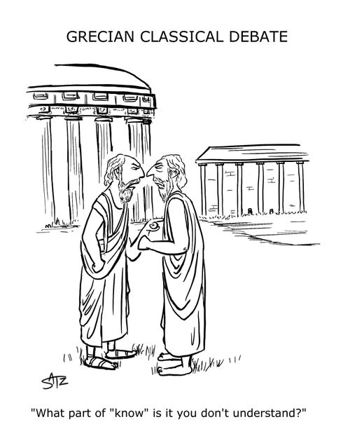 "What part of "know" is it you don't understand?"
