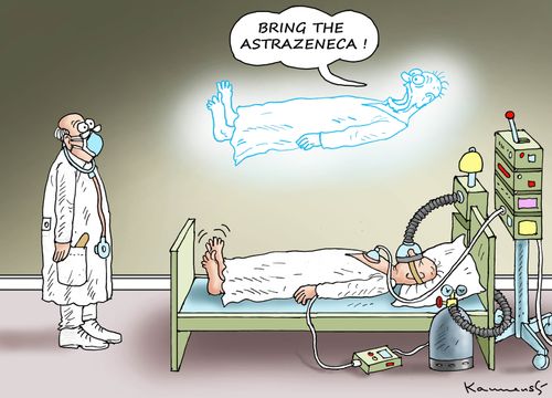 "Bring the Astrazeneca!"