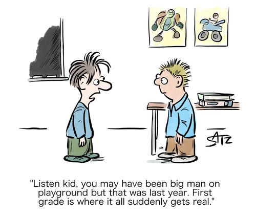 "Listen kid, you may have been a big man on playground."