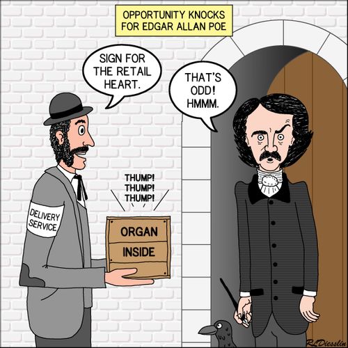 Opportunity knocks for Edgar Allan Poe