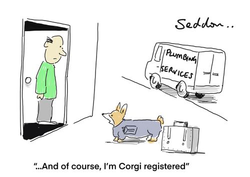 "...And of course, I'm Corgi registered."
