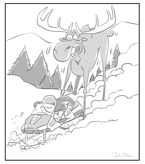 Watch Out For That Snowmobile