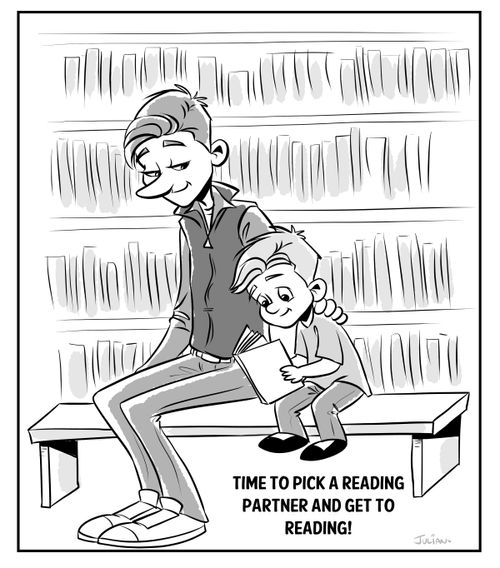 Time to pick a reading partner and get to reading!