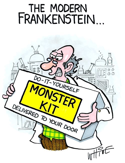 The modern Frankenstein...
