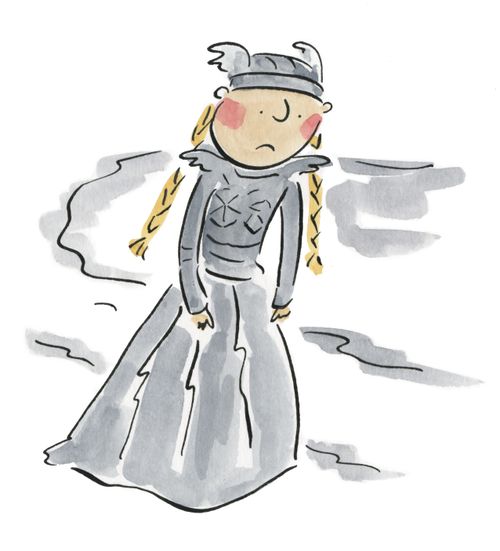 Sad Brunhilde. 