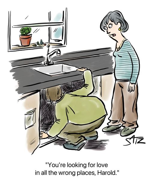 "You're looking for love in all the wrong places, Harold."
