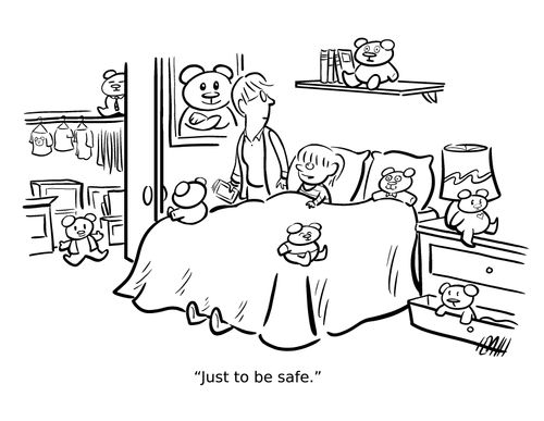 "Just to be safe."
