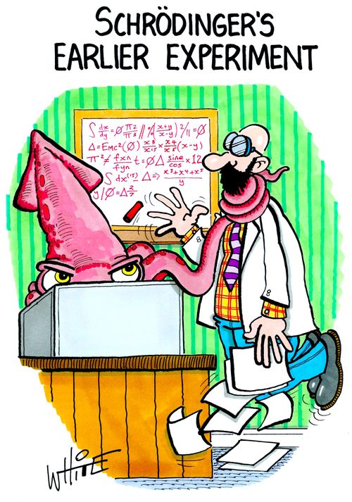 Schrodinger's earlier experiment...