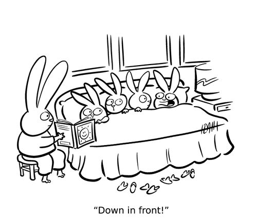 "Down in front!"