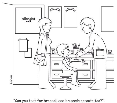 "Can you test for broccoli and brussels sprouts too?"