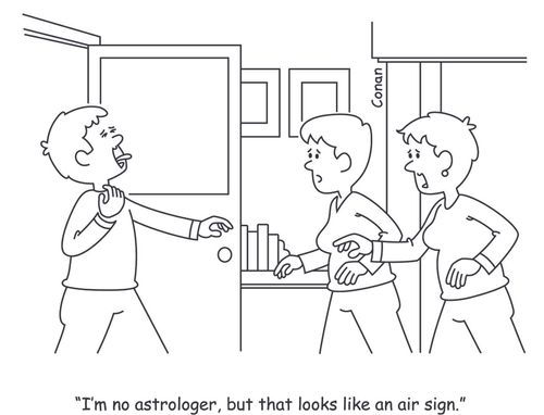 "I'm no astrologer, but that looks like an air sign."