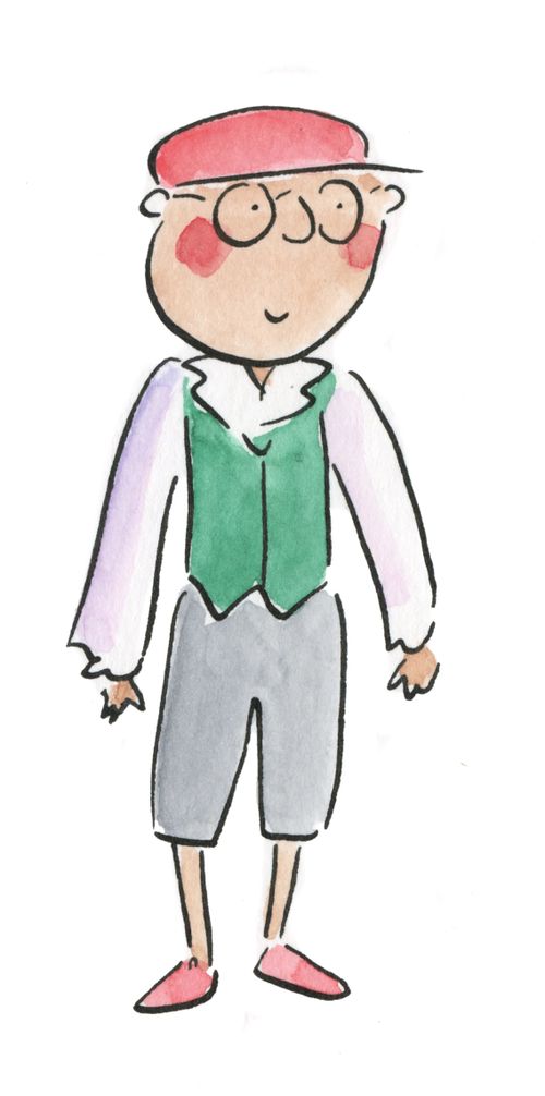 Green waistcoat