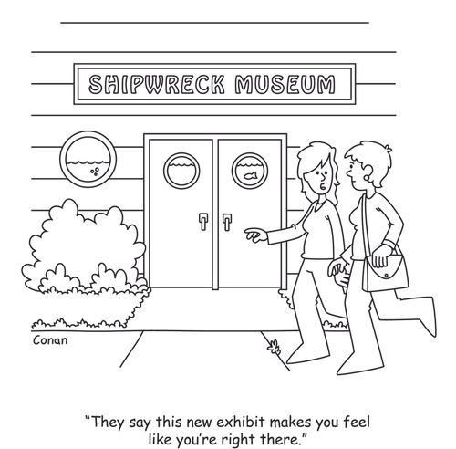 "They say this new exhibit makes you feel like you're right there."
