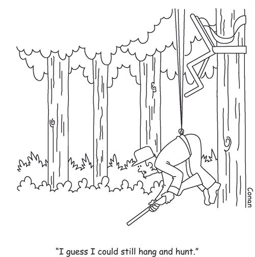 "I guess I could still hand and hunt."