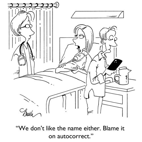 "We don't like the name either. Blame it on autocorrect."