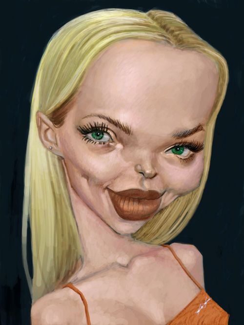 Dove Cameron caricature