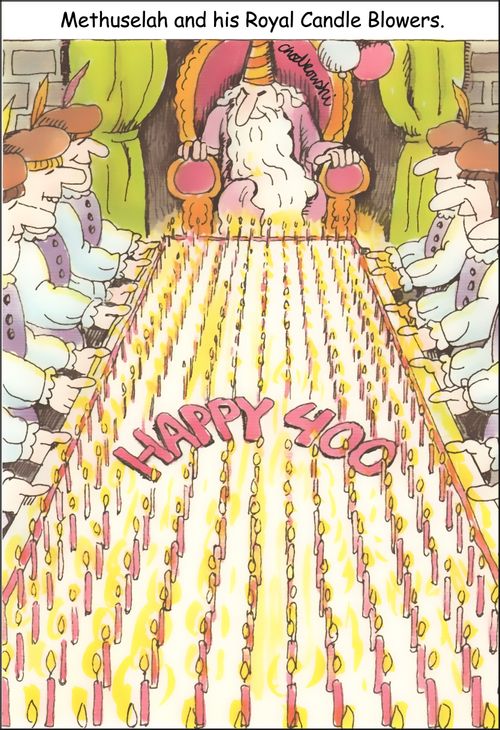 Methuselah and His Royal Candle Blowers