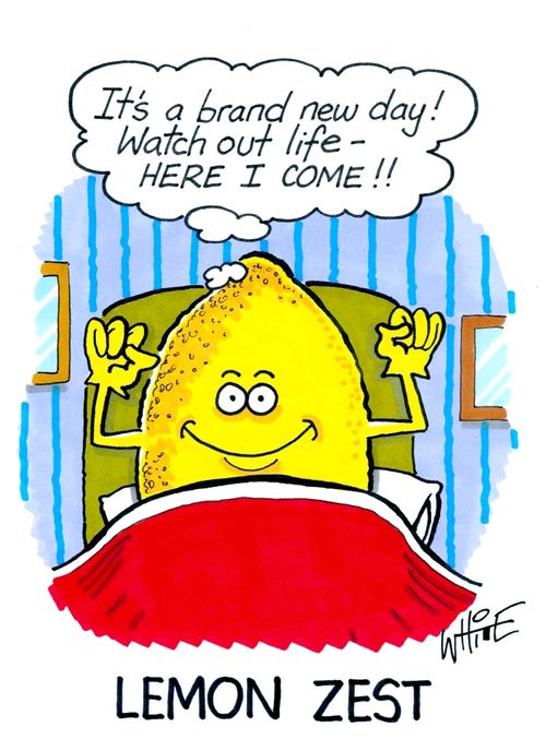 Lemon zest...