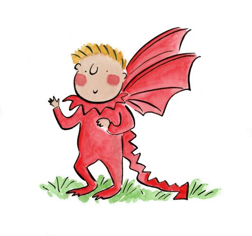 Little boy dragon