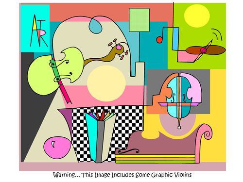 Warning. . . This Image Includes Some Graphic Violins