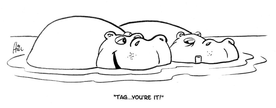 "Tag. . . you're it!"