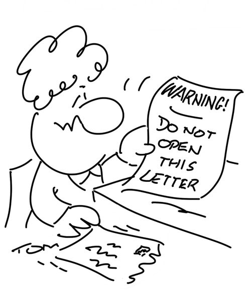 Warning! D Not Open This Letter