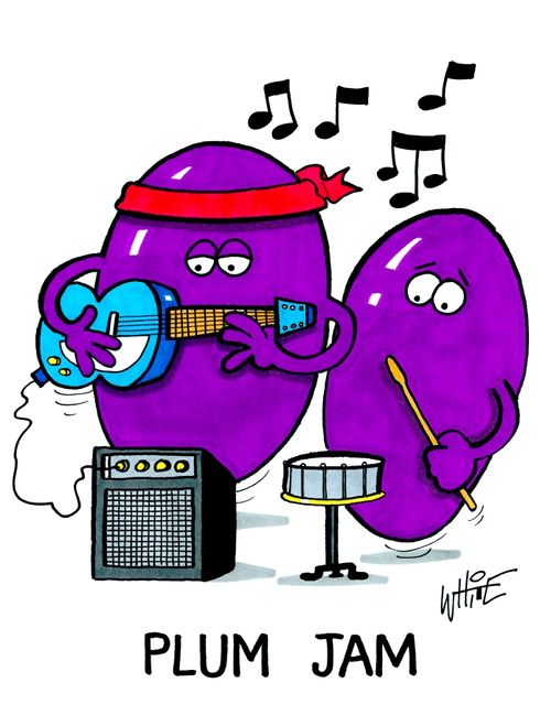 Plum jam...