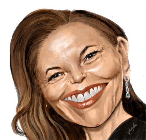 Diane Lane caricature