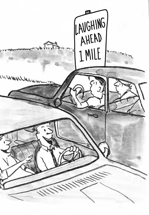 Laughing Ahead 1 Mile