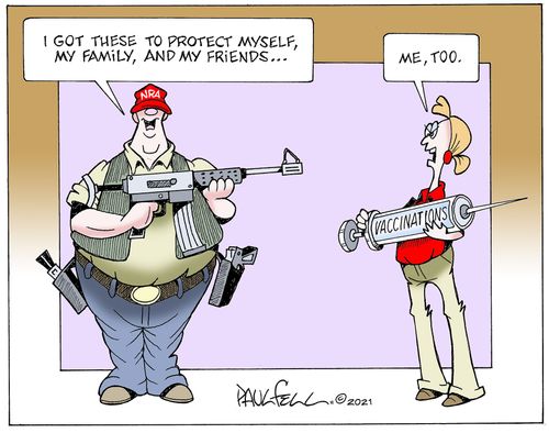 "I got these to protect myself, my family, and my friends. . ."