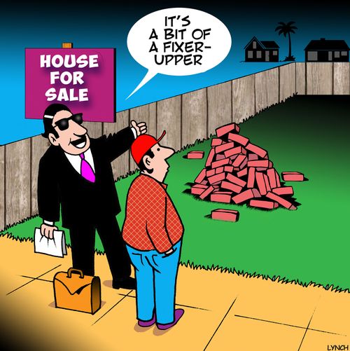 "It's a bit of a fixer-upper."