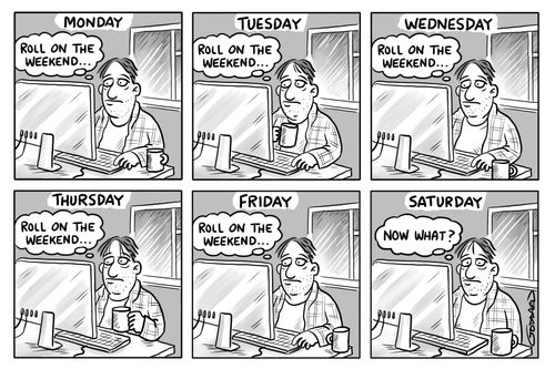 Roll on the weekend
